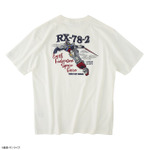 STRICT-G『機動戦士ガンダム』刺繍Tシャツ RX-78-2 GUNDAM.Ver2(ホワイト)