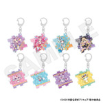 トレーディングアクリルパズルキーホルダー