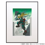アニメ『僕のヒーローアカデミア』浮世絵木版画（緑谷出久）