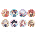 「超かぐや姫！ × andGALLERY Collaboration Cafe」　トレーディング場面写缶バッジ（全8種）