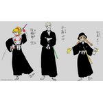 「BLEACH」久保帯人が手掛ける新人隊士3名イラストが公開！「千年血戦篇」のその先を描く!!【新スマホゲー「BLEACH Mirrors High」】 画像