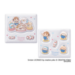 東京ギフトパレット「Weeklypalette」の購入特典「「ペコちゃん×しろたん ぷっくりシール」全2種