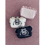 【SNIDEL HOME】クロミ  サテン刺繍フリルポーチ