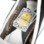 「ジョジョの奇妙な冒険 スターダストクルセイダース アイコニック シューズ オブジェ パンプス ～ オフ バージョン ～」イギー