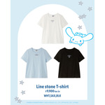 【シナモロール】ラインストーンTシャツ