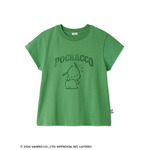 【ポチャッコ】カレッジプリントコンパクトTシャツ