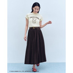 【ポチャッコ】カレッジプリントコンパクトTシャツ
