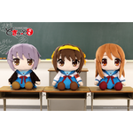 どきゅーとぷち 涼宮ハルヒの憂鬱 特大ぬいぐるみ 「涼宮ハルヒ・朝比奈みくる・長門有希」