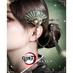 「鬼滅の刃」和を感じられる扇型&日輪刀モチーフの簪で自在アレンジ♪「MAYLA」髪飾りが登場 画像