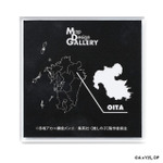 TVアニメ『【推しの子】』× Map Design GALLERY　「アクリルマグネット」大分県はアクアと大分駅周辺の地図
