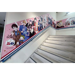 アニメイト池袋本店2F~3F階段広告