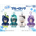 「ブルーロック」潔、凛、凪、玲王がふわふわカワイイぬいに！カラビナ付きで持ち歩けるのも嬉しい♪
