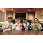（左から）井上宝、今井文也、白井悠介、立花慎之介