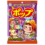 不二家のお菓子がハロウィンデザインに♪ カントリーマアム、ホームパイ、ミルキーのパッケージに仮装をしたペコちゃん＆サンリオキャラたちが！