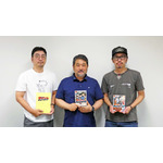 （左から）「菅井進」副監督、「瀬下寛之」総監督、「井手恵介」監督