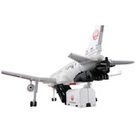 「トミカ ジョブレイバー TJBDX DX スカイブレイバー JAL ジェット旅客機」機体からコンテナ発車