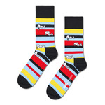 【Peanuts × Happy Socks】クルー丈 ソックス（全6種類） 各2,200円（税込）サイズ：36-40 (23-25.5cm) / 41-46 (26-29.5cm)