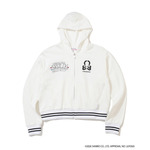 ハローキティ×MARK ＆ LONA　「Hello Skully Zip Hoodie」カラー：WHITE