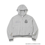 ハローキティ×MARK ＆ LONA　「Hello Skully Zip Hoodie」カラー：GREY