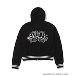 ハローキティ×MARK ＆ LONA　「Hello Skully Zip Hoodie」カラー：BLACK