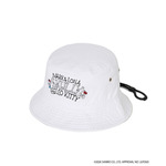 ハローキティ×MARK ＆ LONA　「Hello Skully Brim Hat」カラー：WHITE