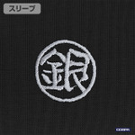 『銀魂』銀さんとバイク ワンポイント刺繍Tシャツ（BLACK）部分アップ