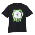 発泡プリントTシャツ　咽び泣く