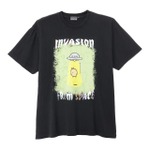 箔プリントTシャツ　もぐらコロッケ（宇宙人）　