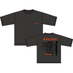アニメ『僕のヒーローアカデミア』ワークマン限定アイテム　「半袖Tシャツ」カラー：濃グレー（爆豪勝己）