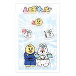 ローソン「んぽちゃむ キャンペーン」 先着・数量限定でもらえる「オリジナルぷくデコシール(柔道)」