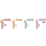 キーホルダー(全4アイテム) 各1,496円