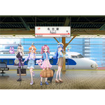 JR東海「推し旅」×『映画名探偵プリキュア！不思議な庭と2人の秘密』　メインビジュアル（イメージ）