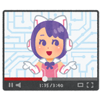 バーチャルユーチューバーのイラスト