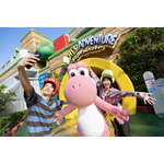 「スーパー・ニンテンドー・ワールド」5周年がパワーアップ！『ミート＆グリート』に、ピンクとみずいろのヨッシーが登場！