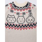 「ちいかわ」モモンガ＆あのこがふわふわ♪ ハチワレたちは冬支度～☆ノルディックセーターなどあったかアパレルがGUに集合 画像