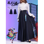 薬売り袴風ワイドパンツ
