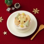 クマさんサンタのケーキ 4号