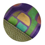 ニョロニョロ プリント ショルダーバッグ
