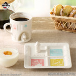 「一番くじ ムーミン ～A day like this～」ラストワン賞：ムーミンやしき付き陶磁器プレート　使用イメージ