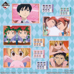 「一番くじ 桜蘭高校ホスト部～20th Anniversary～」G賞：クリアファイル＆ステッカーセット（選べる全10種）　イメージ