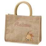 ジュートランチバッグ　日焼け