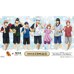 「銀魂」銀時や土方、桂、神威たちが湯上り姿で描き下ろし♪ グッズやグルメも登場の「極楽湯」コラボ開催 画像