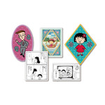 Happyくじ『ちびまる子ちゃん』原作40周年　H賞：ステッカーセット（選べる全7種）