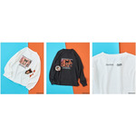 モンチッチ×ランディーズドーナツ プリントロンT ￥5,995