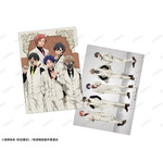 TVアニメ『桃源暗鬼』AGF2026限定 描き起こし 集合 スーツver. A4クリアファイル 600円(税込)