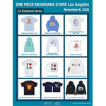 「ONE PIECE MUGIWARA STORE Los Angeles」商品一覧
