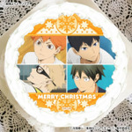 Xmasプリケーキ2026（日向翔陽・影山飛雄・月島 蛍・山口 忠）【特典缶バッジ付き】[ハイキュー!!]