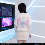 『攻殻機動隊 THE GHOST IN THE SHELL』サイバーグラフィックTシャツ 4（桜の24時間監視）