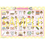 「ちいかわ おふろでたのしく おけいこポスター もじ&かず&とけい」