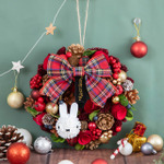 Flower Miffy クリスマスリース ほわほわマスコット ナチュラル
